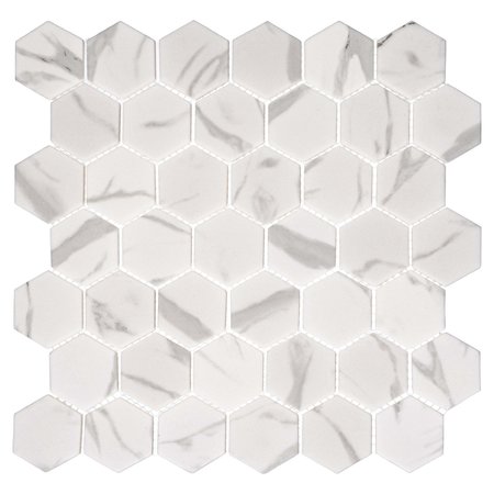 ANDOVA TILES ANDOVA TILES Sansill 0.5" x 1.5" Glass Herringbone Mosaic Tile ANDSAN218